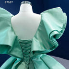 Mint Lace Up Braut Kleider Abendkleider Kleider Für Frauen Party 2025 High-End Nach Maß HM67527 