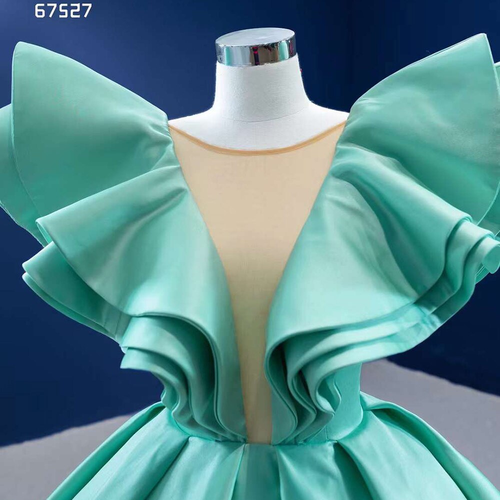 Mint Lace Up Braut Kleider Abendkleider Kleider Für Frauen Party 2025 High-End Nach Maß HM67527 