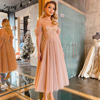 En oferta, sin devolución ni reembolso. Vestidos de noche sexys color melocotón, corte A, sin mangas, con cuentas, hasta los tobillos, para mujer, fiesta, LA71289. 