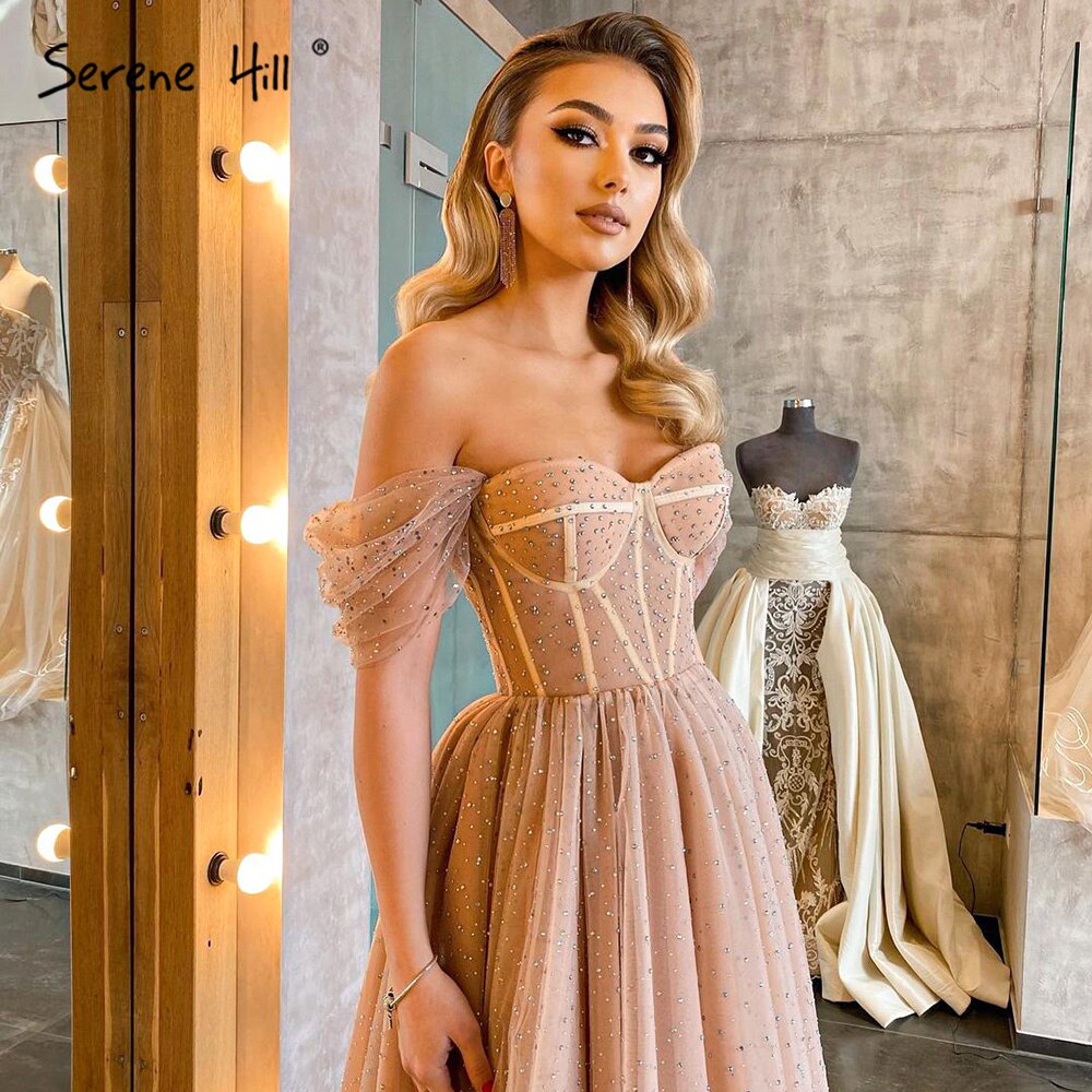 En oferta, sin devolución ni reembolso. Vestidos de noche sexys color melocotón, corte A, sin mangas, con cuentas, hasta los tobillos, para mujer, fiesta, LA71289. 