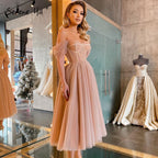 En oferta, sin devolución ni reembolso. Vestidos de noche sexys color melocotón, corte A, sin mangas, con cuentas, hasta los tobillos, para mujer, fiesta, LA71289. 