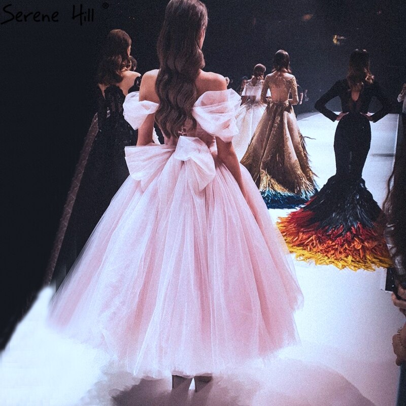 Rosa ärmelloses, schlichtes Abendkleid mit Herzausschnitt und Perlenbesatz, knöchellang, formelles Kleid, Design 2025 LA70702 