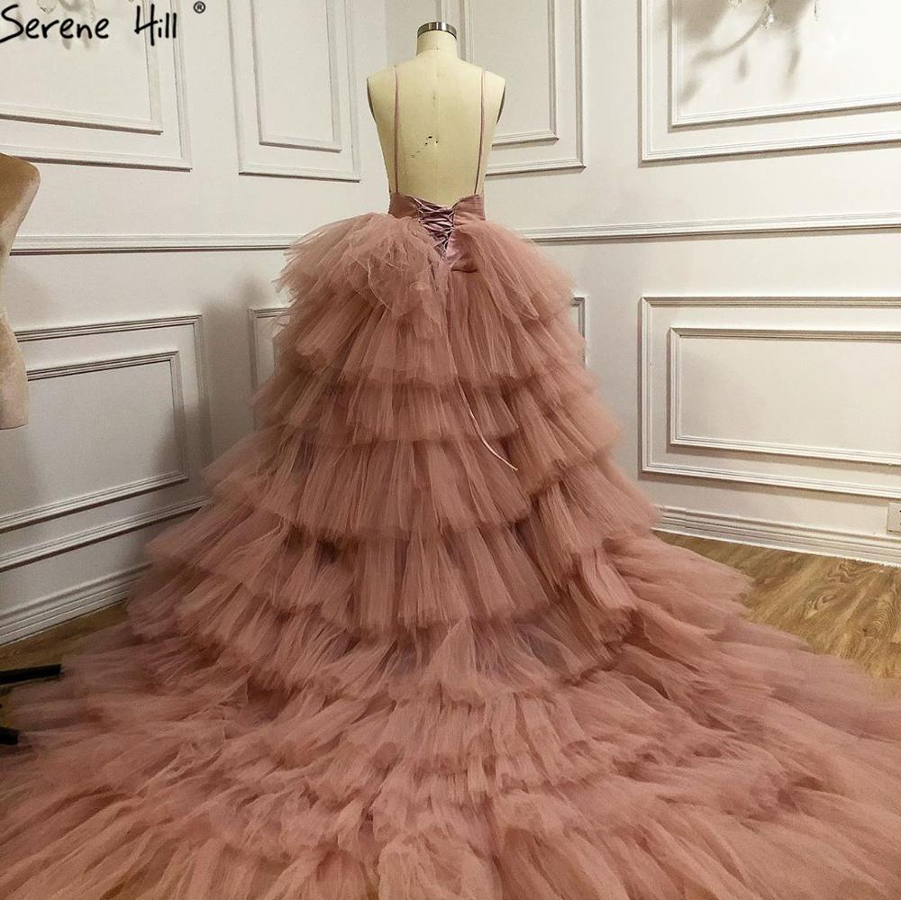 Rosa Tiered Einfache Brautkleider Kleider 2025 Hohe Qualität Backless Sexy Brautkleid HA2446 Nach Maß 