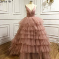 Rosa Tiered Einfache Brautkleider Kleider 2025 Hohe Qualität Backless Sexy Brautkleid HA2446 Nach Maß 
