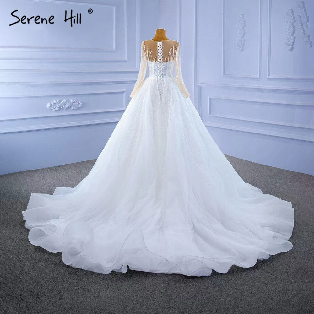 White Detachable Skirt Wedding Dresses 2025 Mermaid Elegant Luxury Bride Gowns HM67315 Custom Made