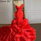 Vestido de novia elegante de sirena blanca, escote corazón, flores sexys, vestido de novia de alta gama 2025 HM67212 