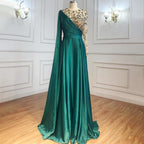 Vestidos de noche de lujo color vino tinto corte A, un hombro, diamantes, satén, para mujer, fiesta, LA70923 