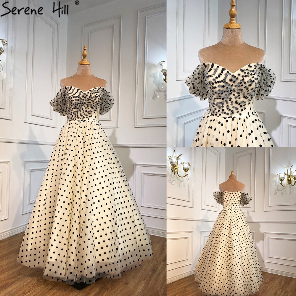 Sexy Midi Abendkleider 2025 Big Puffy Ballkleid Knöchellangen Abendkleid LA70568 