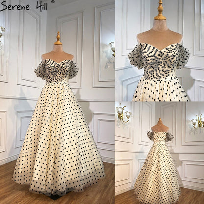Sexy Midi Abendkleider 2025 Big Puffy Ballkleid Knöchellangen Abendkleid LA70568 