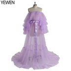 Sexy Rosa Langes Umstandskleid Fotografie Requisiten Tüll Perspektive Schwangerschaft Mesh Maxikleid Für Schwangere Fotoshooting 