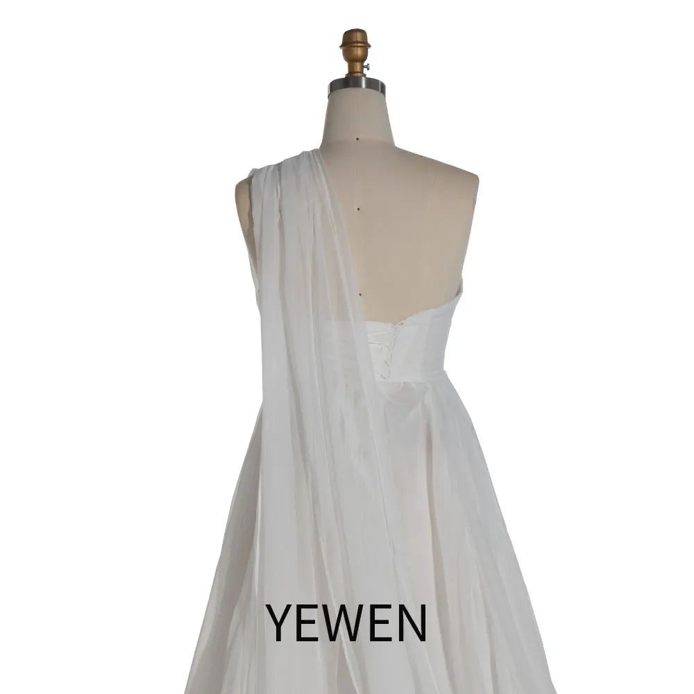 Seidenchiffon-Umstands-Fotoshooting-Kleid Umstands-Fliegenkleid SY240109 