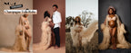 Puffy Tulle Robe Sheer for Maternity Photoshoot SY042