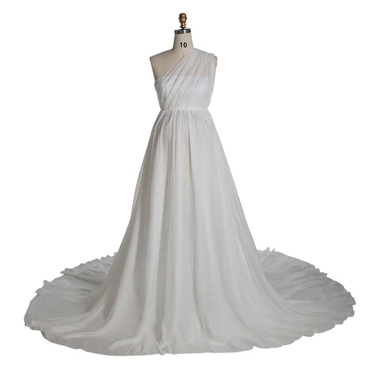 Silk Chiffon Maternity Photoshoot Dress Maternity Flying Dress SY240109