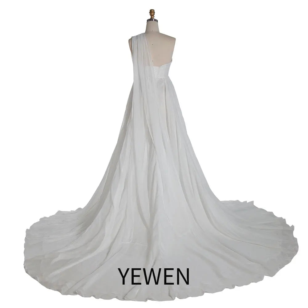 Seidenchiffon-Umstands-Fotoshooting-Kleid Umstands-Fliegenkleid SY240109 