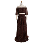 Soft Stretchy Mesh 2 Piece Set Dress for Photo Shoot Woman Maxi Dress Photography Props SY240070