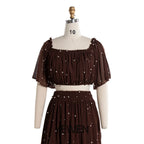 Soft Stretchy Mesh 2 Piece Set Dress for Photo Shoot Woman Maxi Dress Photography Props SY240070