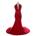 Stretchy Satin Mermaid Maternity Dress for Photo Shoot Maternity Gown Photography Props Sunnderly SY240004