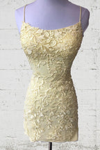 Enges rotes kurzes Homecoming-Kleid aus Spitze SYH29