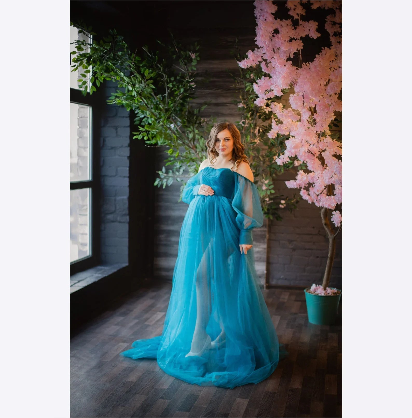 Tulle Maternity Photoshoot Dress SY058