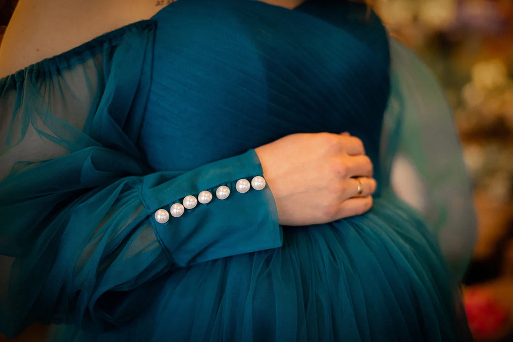 Tüll Umstands-Fotoshooting-Kleid SY058