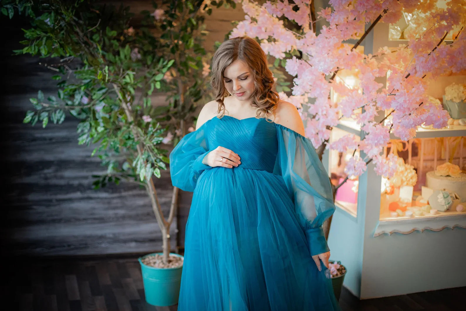 Tulle Maternity Photoshoot Dress SY058