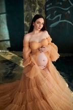 Tulle pregnancy dress pregnancy dress SY059