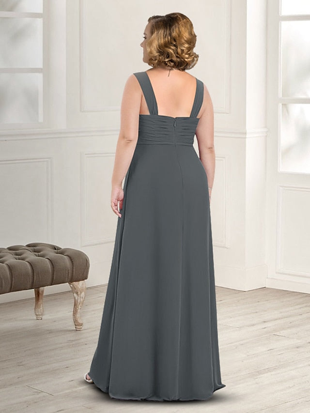 Vestidos de madre de la novia con tirantes finos, corte princesa/A y chaqueta