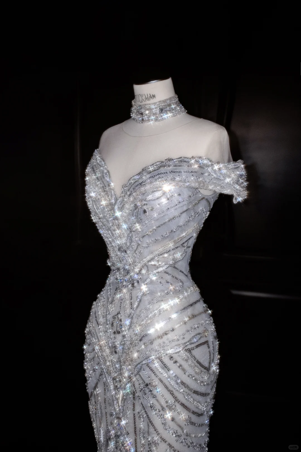 Vestido de noche de tul con lentejuelas y hombros descubiertos, con purpurina y cuentas, corte sirena, para fiesta de graduación y boda, Y8685