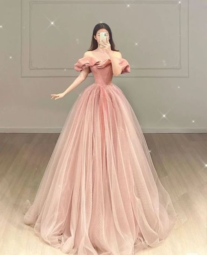 Pink Fashion Prom Dresses Formal Evening Dresses Y6585