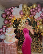 Vestido de noche largo con escote corazón, elegante, para 22 cumpleaños, Y6258