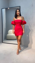 Sexy rotes enges Homecoming-Kleid, rotes Cocktailkleid Y3056