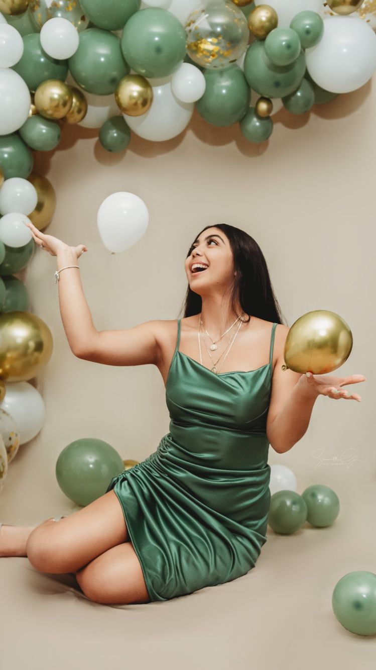 Vestido verde de tirantes finos para fiesta de bienvenida, vestido para fiesta de 18 cumpleaños Y2626