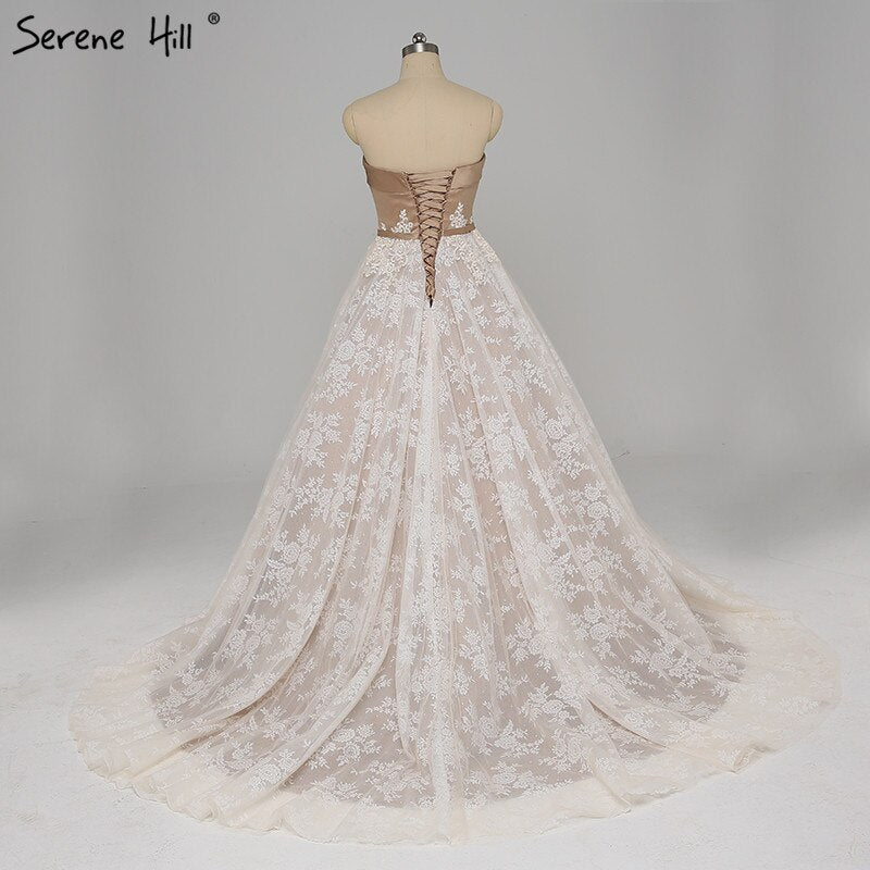 On Sale no return no refundSale Vintage Sleeveless Appliques Satin Prom Dresses 2025 Strapless Sexy Evening Party Dress Longo Real Photo HA2143