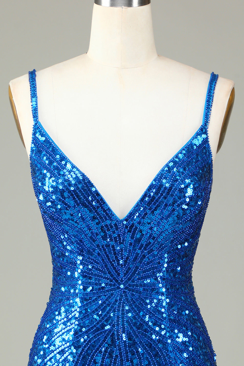Vestido de fiesta corto ajustado con cuentas, espalda con cordones y borlas, color blanco brillante