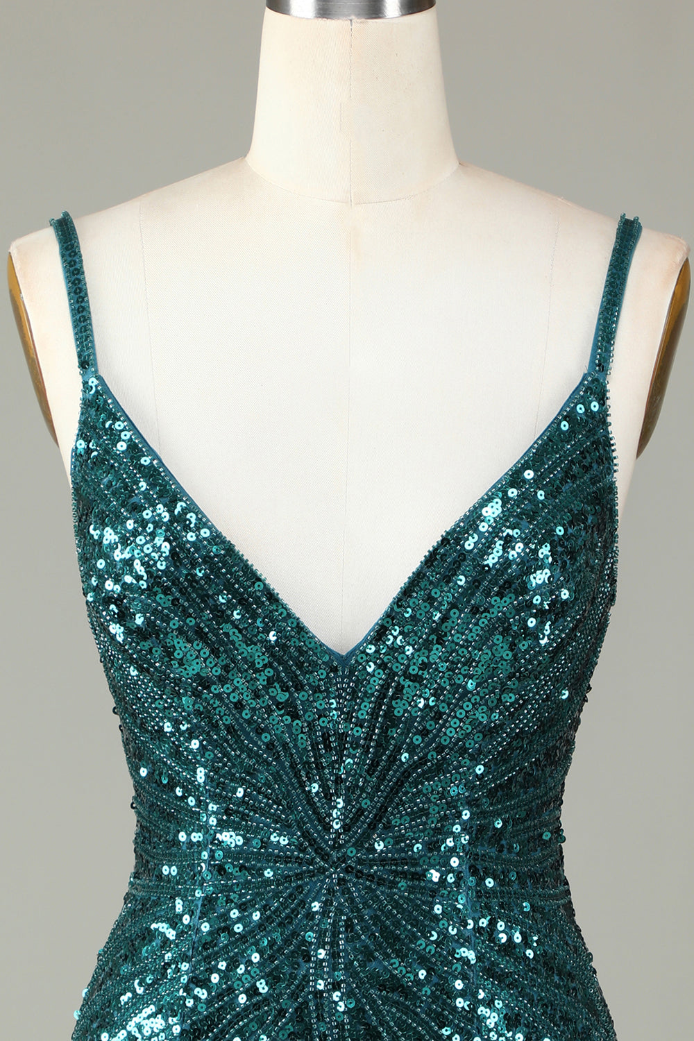 Glitzerndes, weißes, figurbetontes, kurzes Homecoming-Kleid mit Schnürung am Rücken, Perlen und Quaste