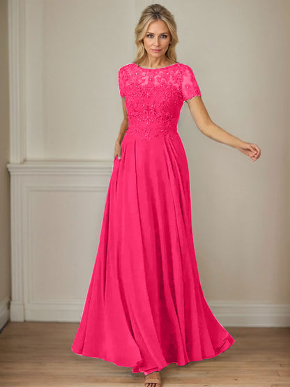 Dunkelmarineblaues A-Linien-Chiffonkleid mit U-Boot-Ausschnitt und Pailletten 