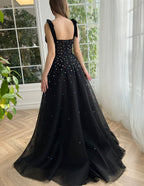 Kenzie | Juwelenbesetztes kosmisches Kleid