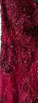 En oferta, sin devolución ni reembolso.Vestido de cóctel sexy con flores hechas a mano en color vino tinto, sin mangas, por encima de la rodilla, para fiesta, 2025, LA60979 