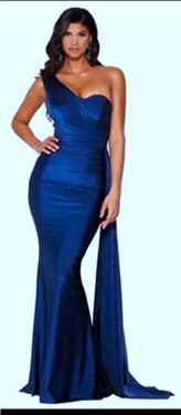 Wine Red Sleeveless Sexy Satin Evening Dresses 2025 One Shoulder Simple Mermaid Formal Dress LA70368