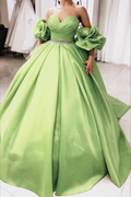 Einzigartiges grünes Ballkleid 15 Kleid für Quinceanera Y4497