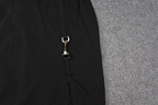 Schwarzes Neckholder-Ballkleid mit Schlitz für Damen, sexy schwarzes ärmelloses Abendkleid Y1161
