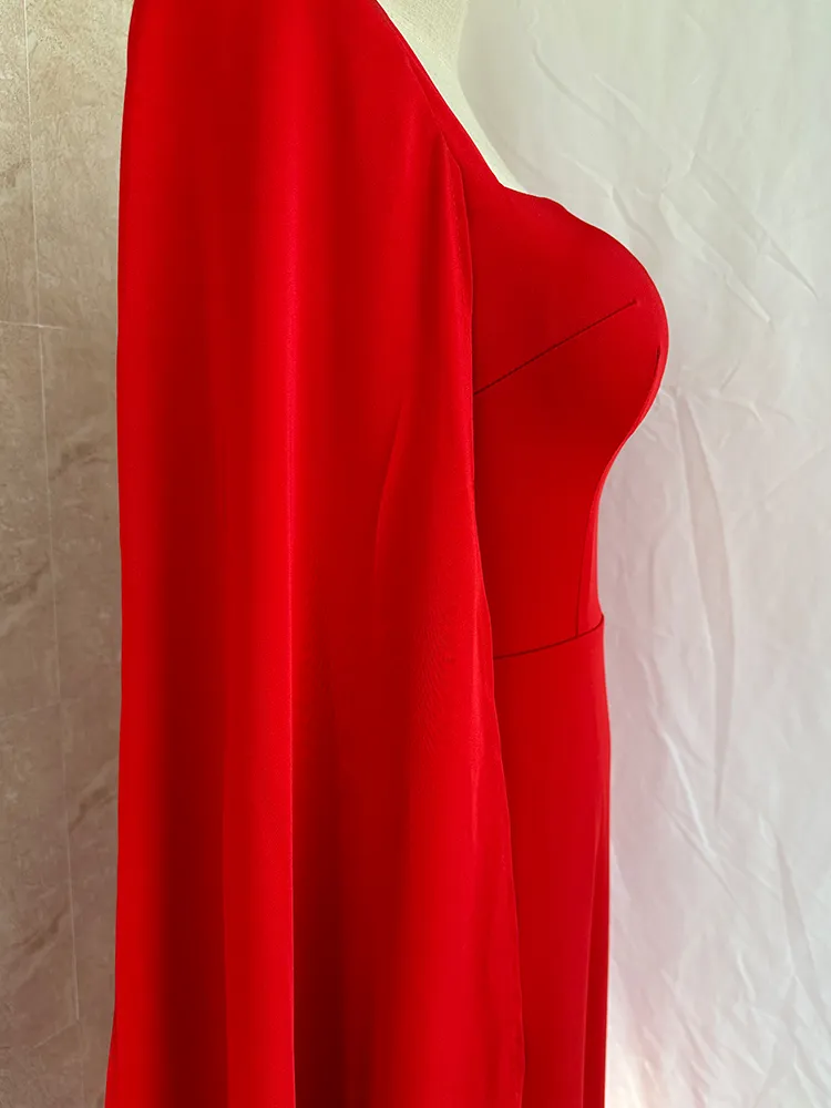 Party Abendkleider Frauen Casual Trägerlosen Rot Bankett Maxi Hochzeit Kleider für Weibliche Y4991
