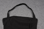 Schwarzes Neckholder-Ballkleid mit Schlitz für Damen, sexy schwarzes ärmelloses Abendkleid Y1161