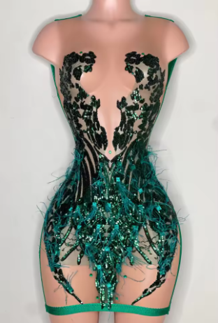 Vestido negro sexy para fiesta de bienvenida, atuendo para cumpleaños número 23 para chicas negras Y2233