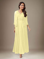 Vestido de gasa con lentejuelas en color ciruela