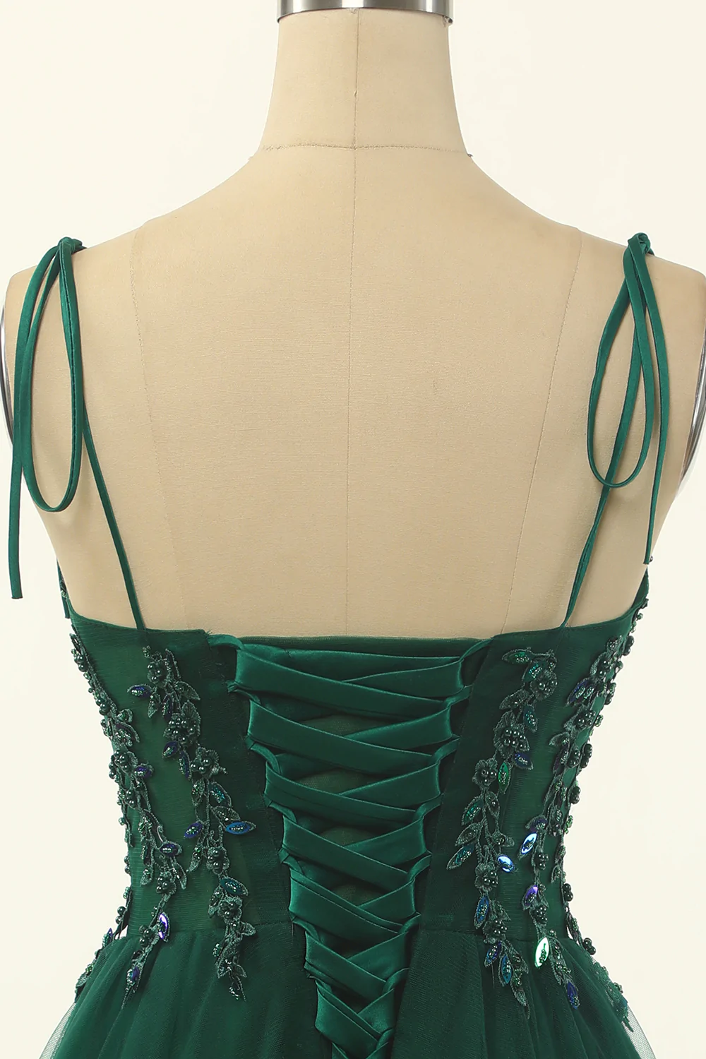 A-Linie Grüner Tüll Über Knie Länge Homecoming Kleid,Partykleid Y1703