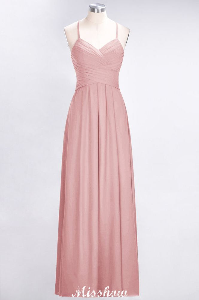 Vestido de dama de honor sin mangas con escote en V, corte A y volantes, vestido de noche con vuelo