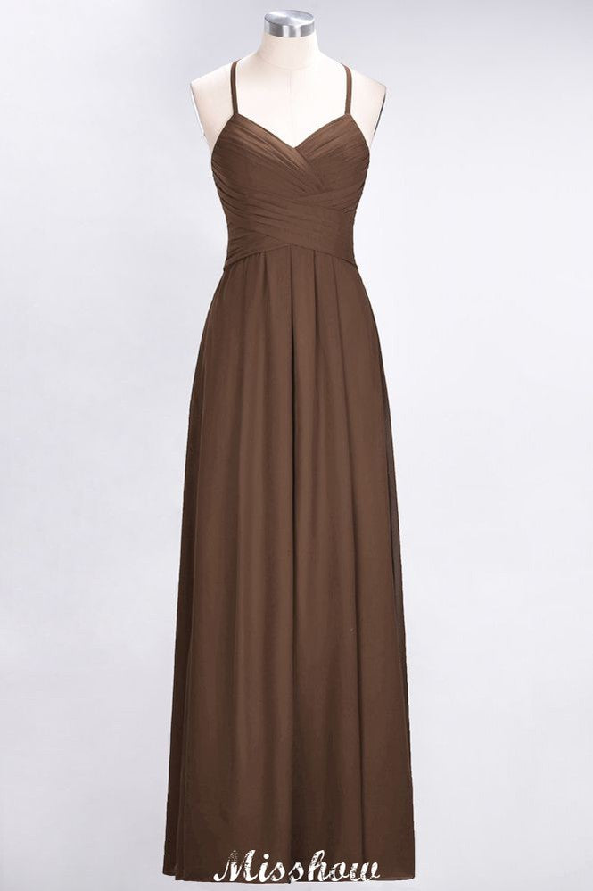 Vestido de dama de honor sin mangas con escote en V, corte A y volantes, vestido de noche con vuelo