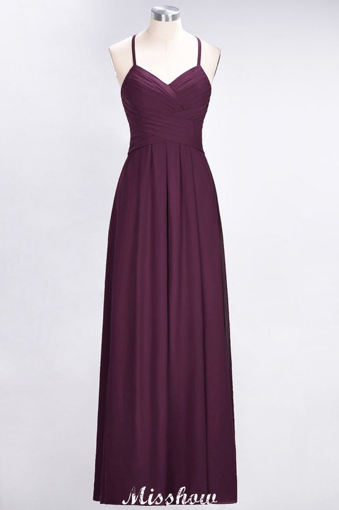 Vestido de dama de honor sin mangas con escote en V, corte A y volantes, vestido de noche con vuelo