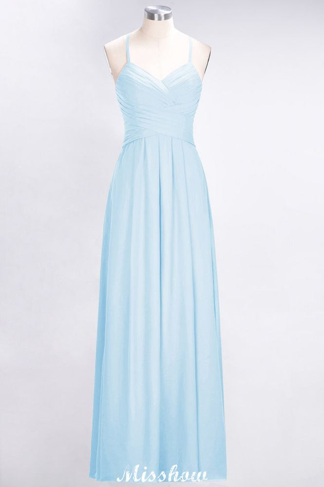 Vestido de dama de honor sin mangas con escote en V, corte A y volantes, vestido de noche con vuelo